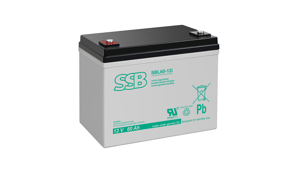 SSB SBL 60-12i (sh), Blei-Vlies-Akku, 12V / 60Ah