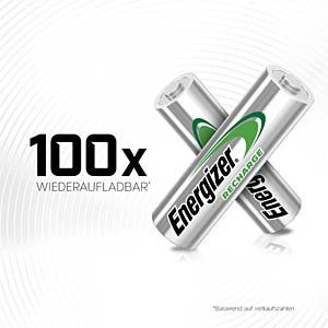Energizer Recharge AA Akku HR06 Mignon 2.300mAh (2er Blister)