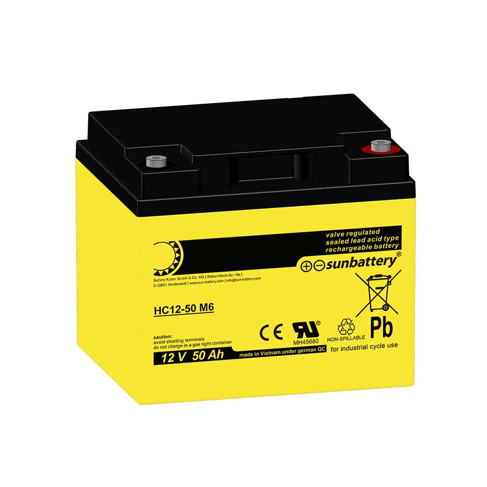 SUN Battery HC12-50 M6