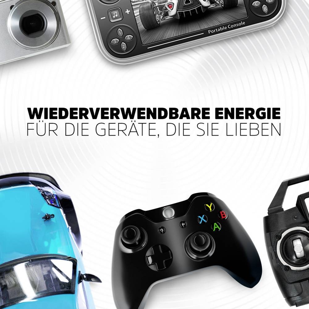 Energizer Power Plus 6LR61 9V-Block Akku NiMH 175 mAh, 1er Blister