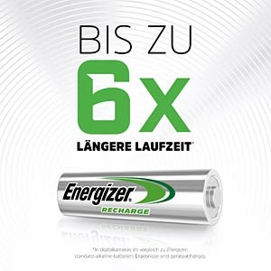 Energizer Recharge AA Akku HR06 Mignon 2.300mAh (2er Blister)