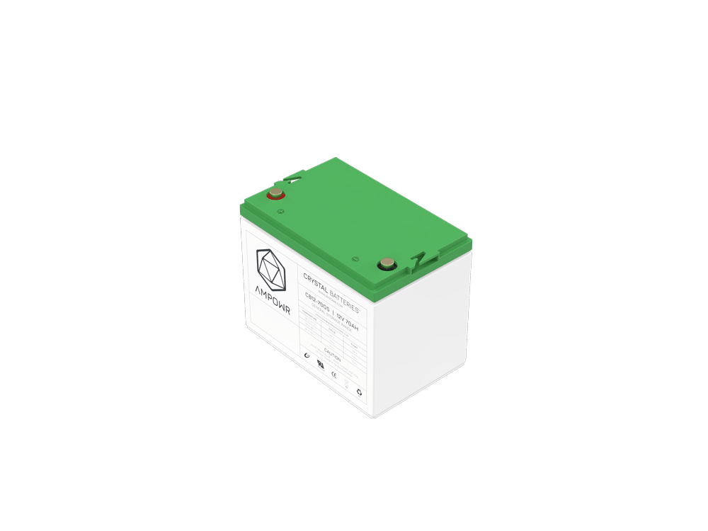 Ampowr CB12-70GS (Lead Crystal 6-CNFJ-70) 12V / 70Ah, M6 Gewinde
