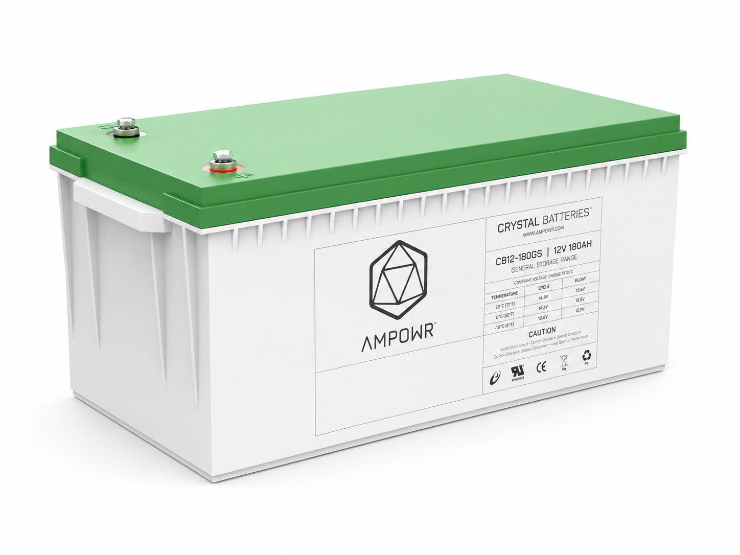 Ampowr CB12-180GS (Lead Crystal 6-CNFJ-180) – 12V / 180Ah Bleikristall