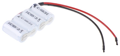 NI-CD Akkupack Notlicht 4,8V / 1500mAh (1,5Ah) F1x4