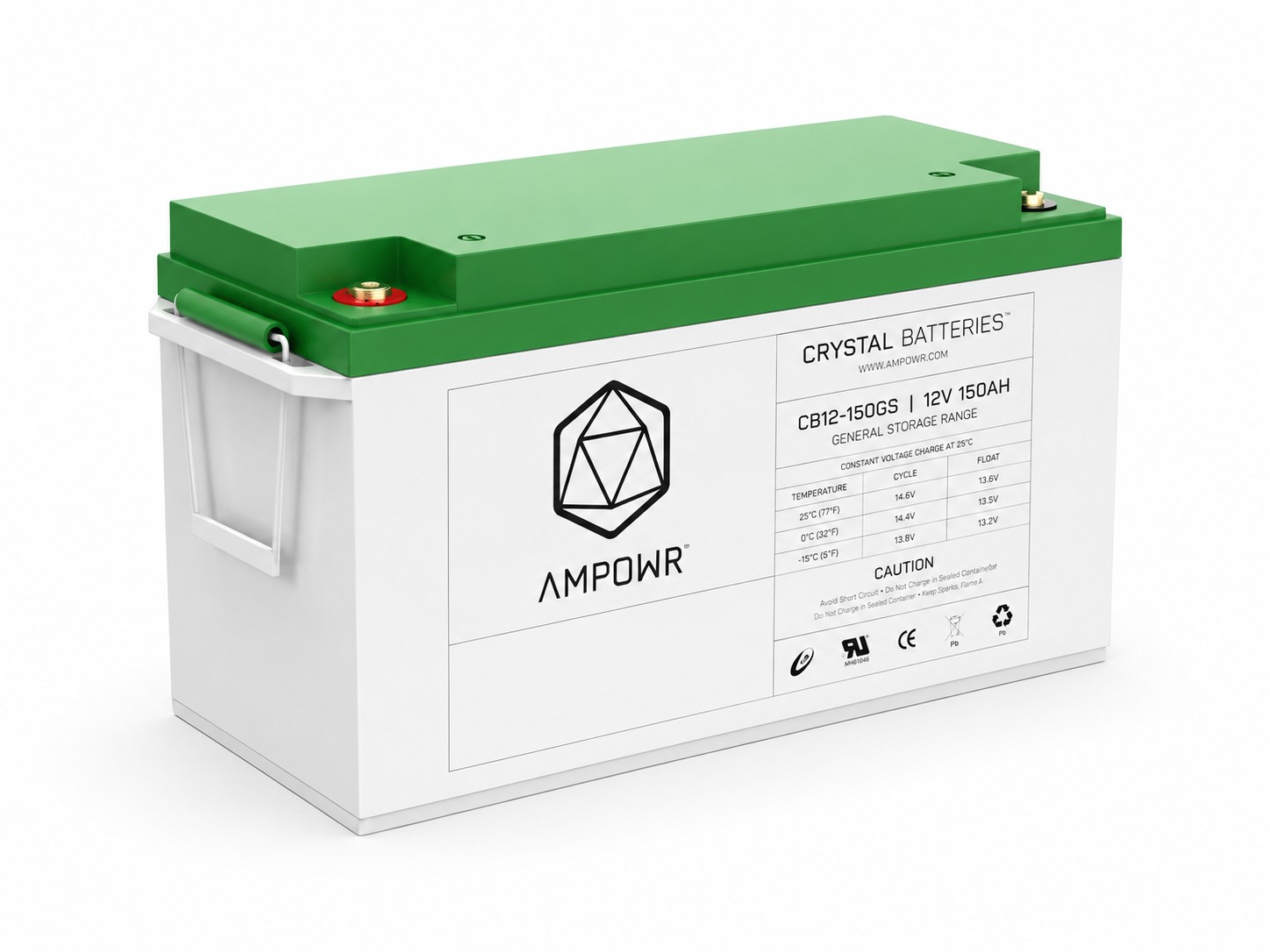 Ampowr CB12-150GS (Lead Crystal 6-CNFJ-150) – 12V / 150Ah Bleikristall