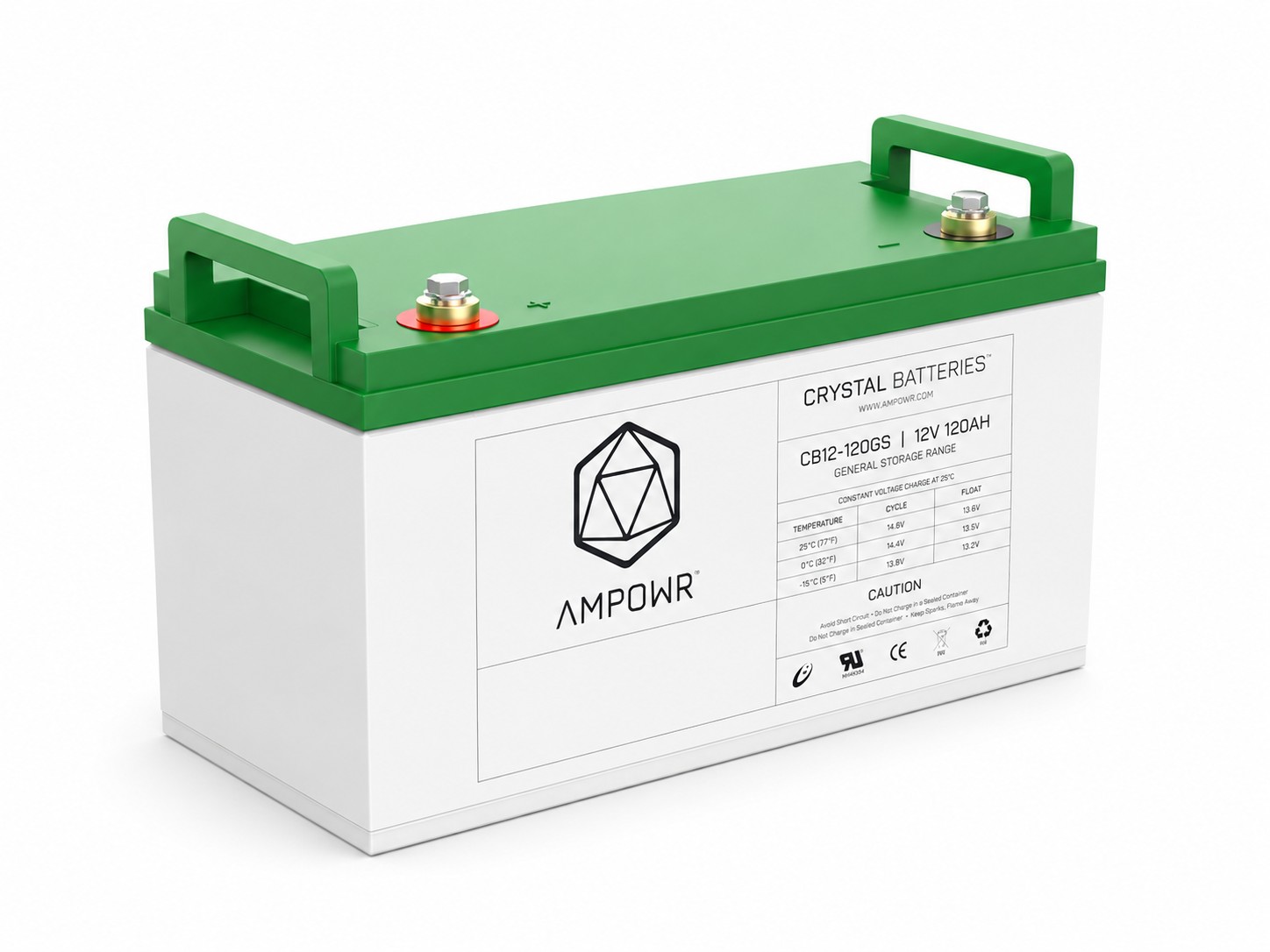 Ampowr CB12-120GS (Lead Crystal 6-CNFJ-120) – 12V / 120Ah Bleikristall