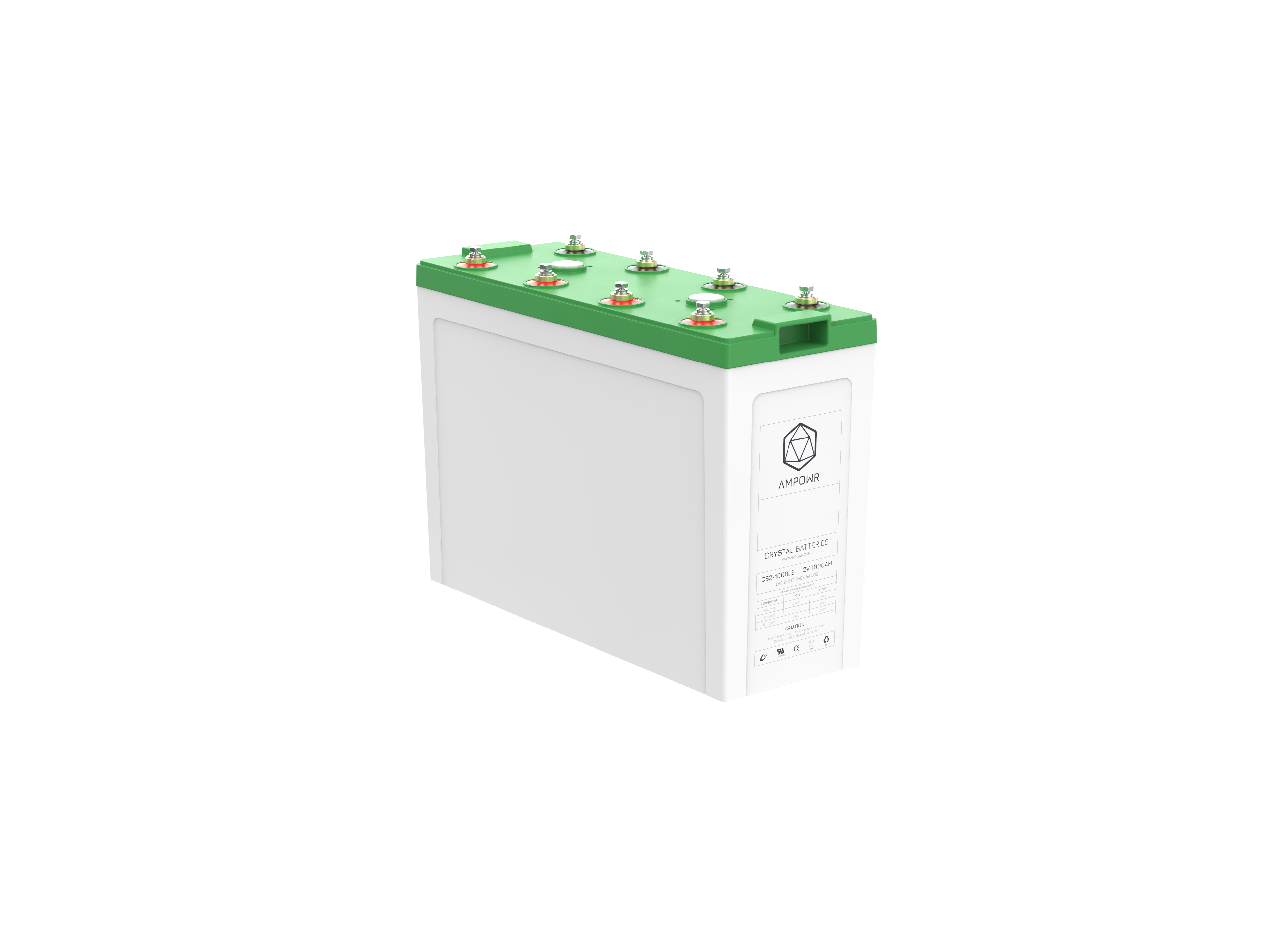 Ampowr CB2-1000LS (Lead Crystal CNFJ-1000) 2V / 1000SAh, M8 Gewinde