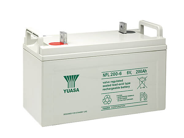 YUASA NPL200-6(6V 200Ah) Innengewinde M10 LUG