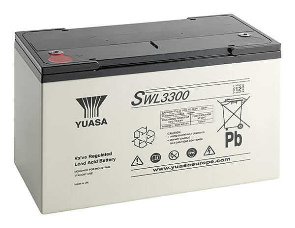 YUASA SWL3300-12 (12V 3300 Watt/110.2Ah) Innengewinde, M8