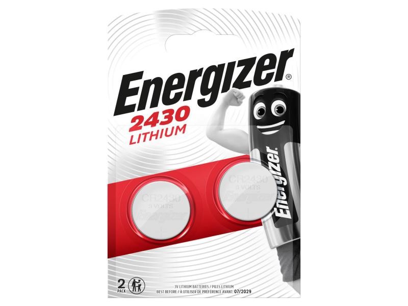 Energizer CR2430 Lithium Knopfzelle (2er Blister)