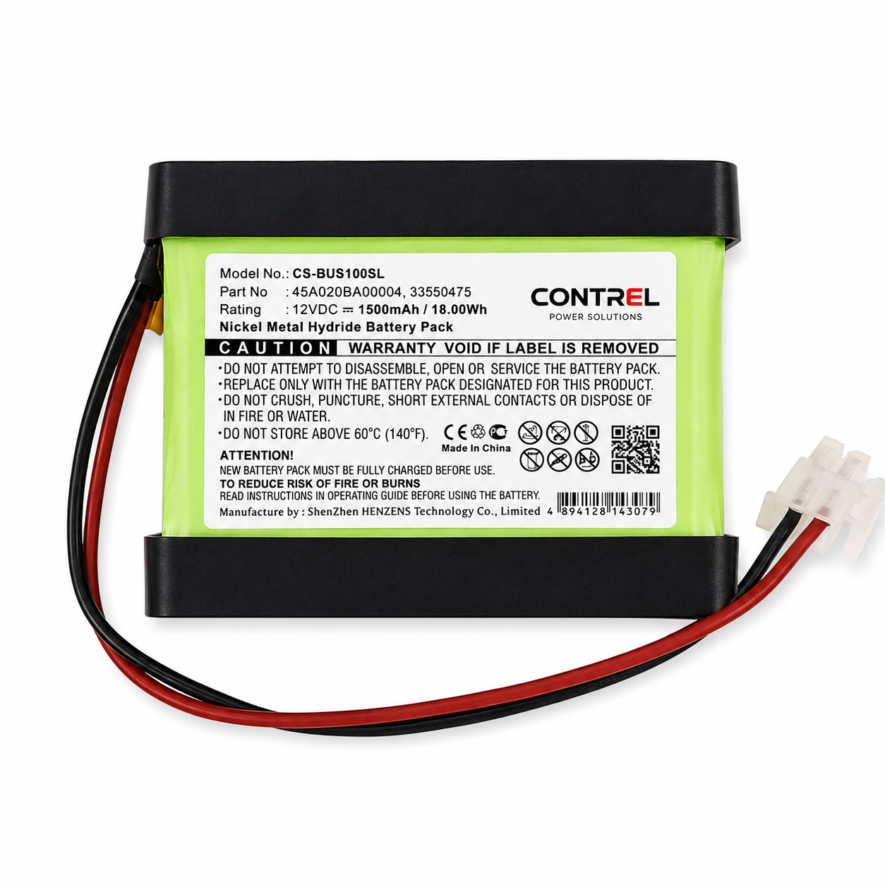 Besam Türschlösser 33550475 / 45A020BA0000, 12V / 1,5Ah NiMh Akku