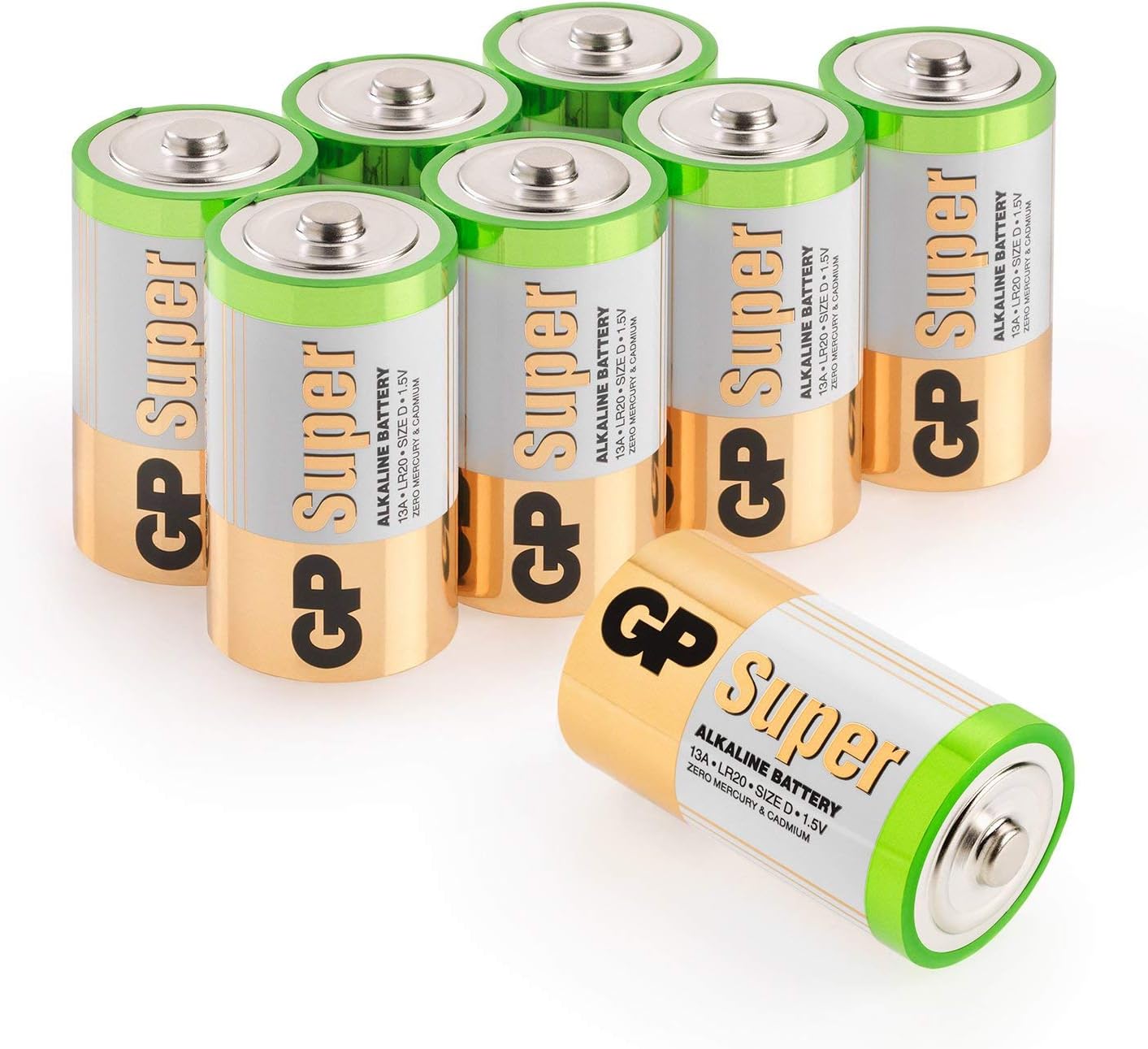 GP Batteries Super GP13A / LR20 Mono 1.5V (D) Alkali-Mangan