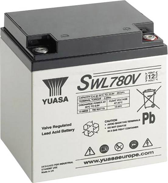YUASA SWL780V-12 (12V 780 Watt/28.8 Ah) Innengewinde M5