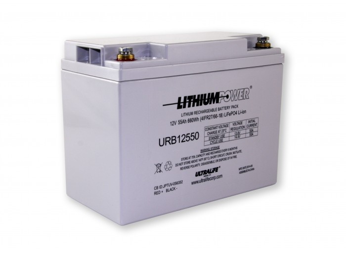 URB12550, 12.8V / 55.8Ah, Lithium-Eisen-Phosphat (LiFePO4)