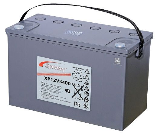 EXIDE Sprinter XP12V3400, 12V 105Ah, M6 Gewinde