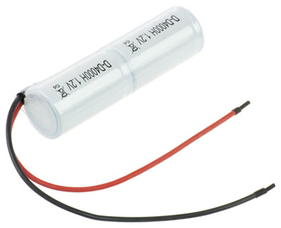 NI-CD Akkupack Notlicht 2,4V / 4000mAh (4,0Ah) Mono, L2x1 mit Kabel