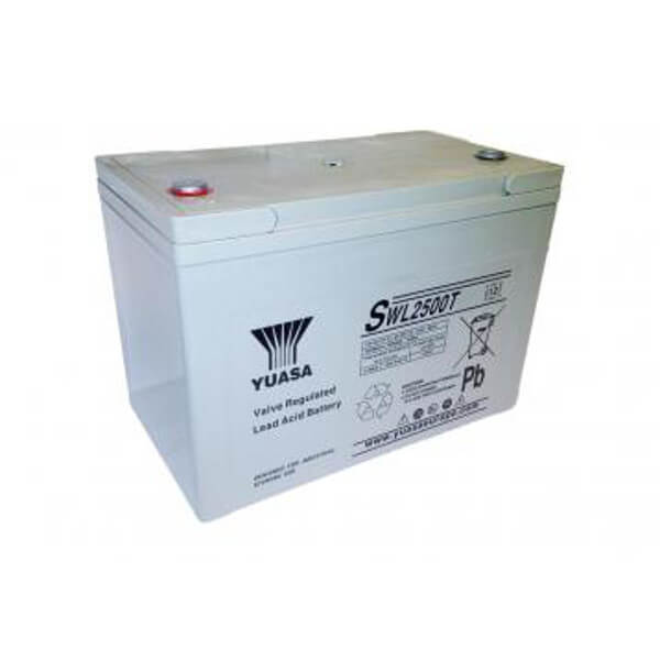 YUASA SWL2500T-12 (12V 2500 Watt/93.6Ah)  High Rate VRLA Battery M6 Innengewinde