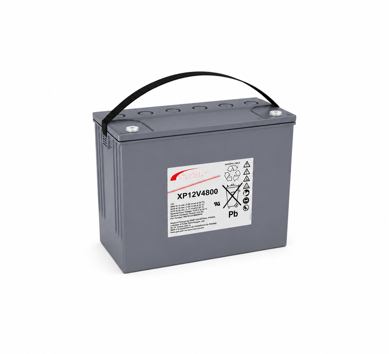 EXIDE Sprinter XP12V4800 12V / 140Ah, AGM mit F-M6 Gewinde