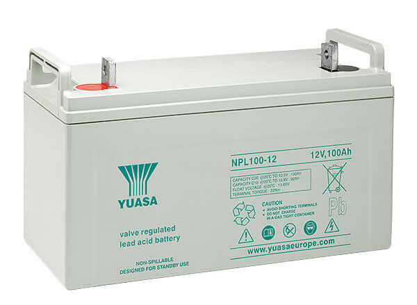 YUASA NPL100-12l(12V 100Ah) Innengewinde M10 LUG