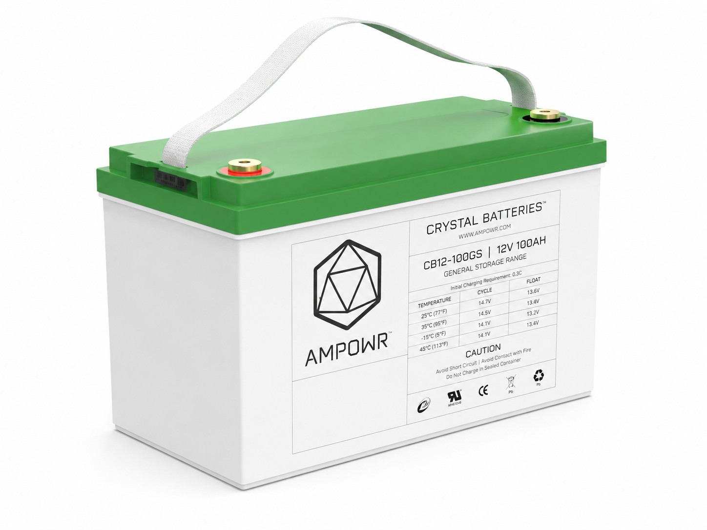 Ampowr CB6-10GS (Lead Crystal 3-CNFJ-10) – 6V / 10Ah Bleikristall