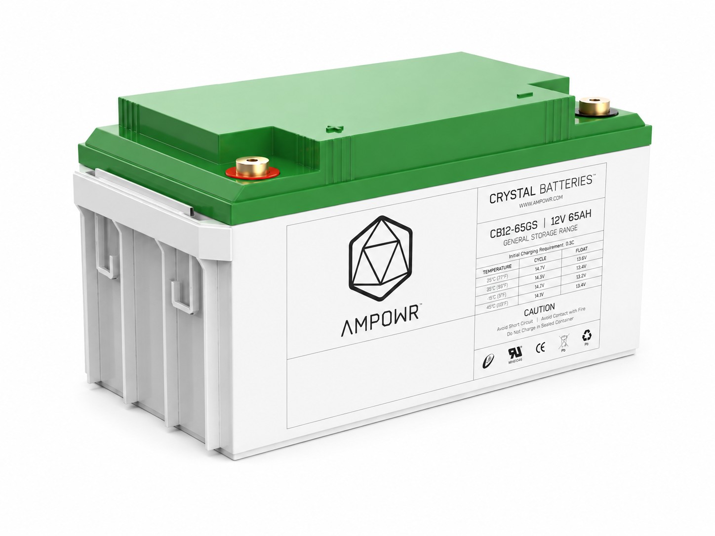 Ampowr CB12-65GS (Lead Crystal 6-CNFJ-65) – 12V / 65Ah Bleikristall