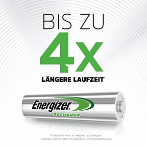 Energizer Recharge AAA Akku HR06 Micro 700mAh (2er Blister)