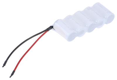 NI-CD Notleuchten Akku 6,0V / 2500mAh (2,5Ah) F1x5 mit Kabel