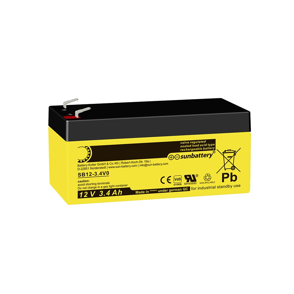  SUN Battery SB12-3.4V0