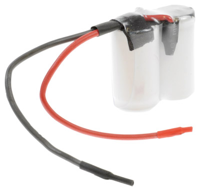 Notleuchten-Akku 2,4V / 1800mAh, NI-CD F2x1 mit Kabel