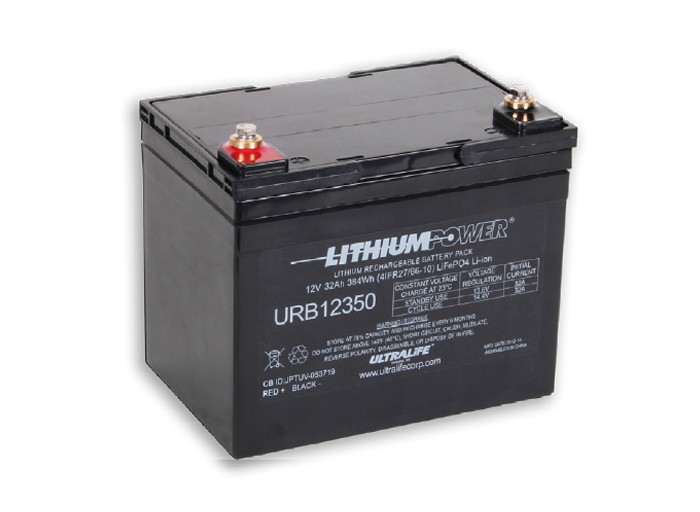 URB12350, 12.8V / 32Ah, Lithium-Eisen-Phosphat (LiFePO4)