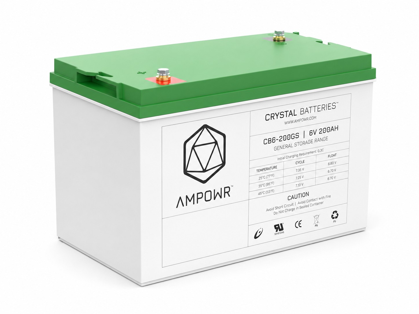 Ampowr CB6-200GS (Lead Crystal 3-CNFJ-200) – 6V / 200Ah Bleikristall