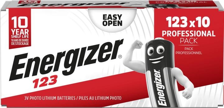 Energizer CR 123 Lithium Zylinder (10 Stück)