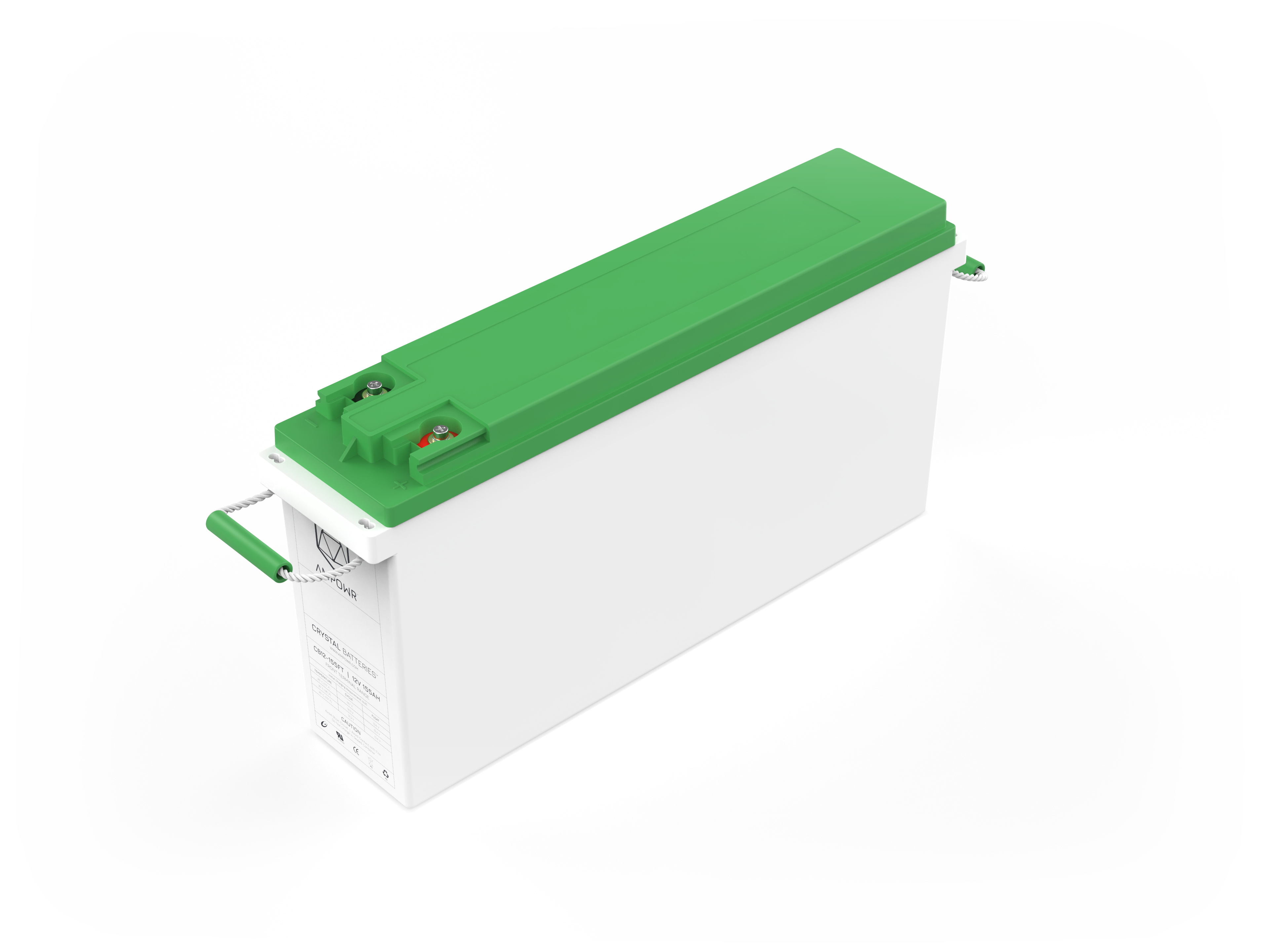 Ampowr CB12-155FT (Lead Crystal 6-CNFT-155, 12V / 155Ah) M8 Gewinde