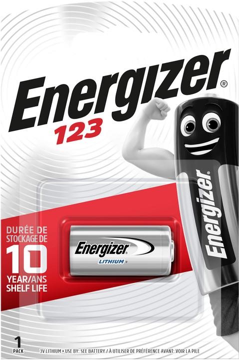 Energizer CR 123 Lithium Zylinder (1er Blister) 